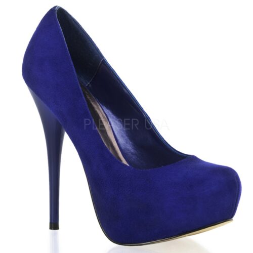 GORGEOUS-20 Blauw suede