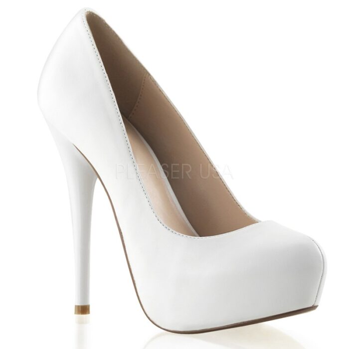 GORGEOUS-20 Wit leer