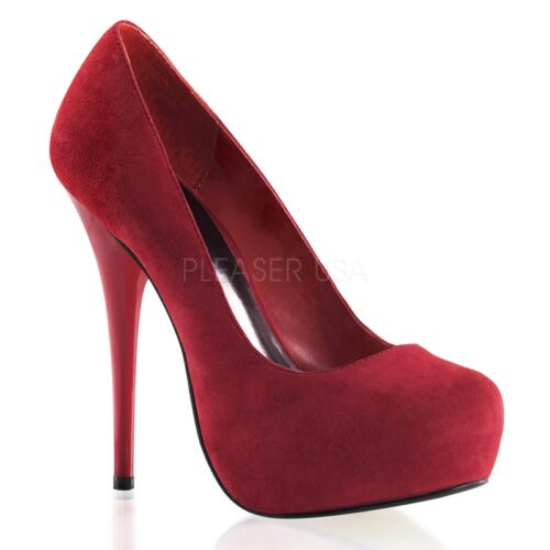 GORGEOUS-20 Rood suede
