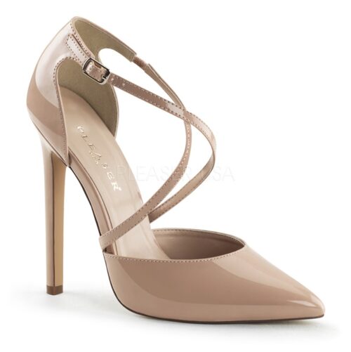 Nude kleurige SEXY-26 Criss Cross pumps