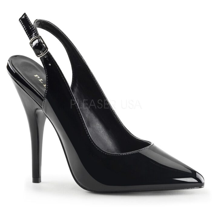 SEDUCE-317 Zwarte slingback pump