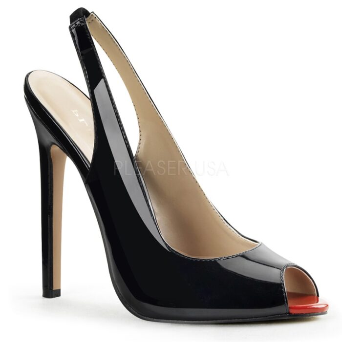 SEXY-08 Peeptoe slingback pumps