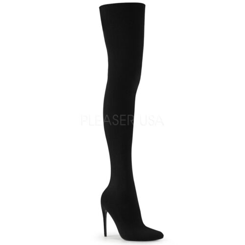 COURTLY 3005 Hoge Hakken Overkneelaarzen pull Up Pleaser Laarzen