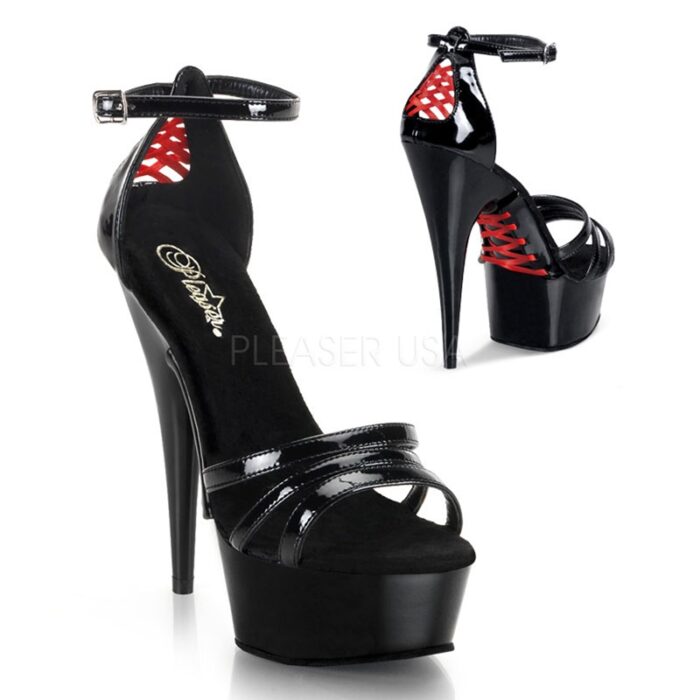 DELIGHT-662 | Sandalette met corset en plateau