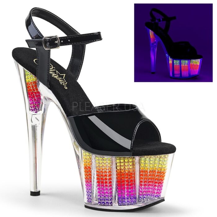 ADORE-709 SRS | Lichtgevende dansschoenen met regenboog plateau