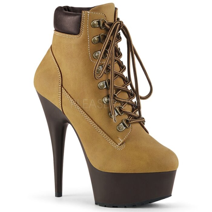 DELIGHT-600 TL | Timerberland look-a-like enkellaars van Pleaser
