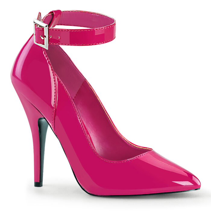 SEDUCE-431 HP Roze pump met enkelband en 10 cm naaldhak