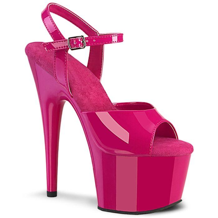 ADORE-709 HP Fuchsia roze hakken met plateau en naaldhak